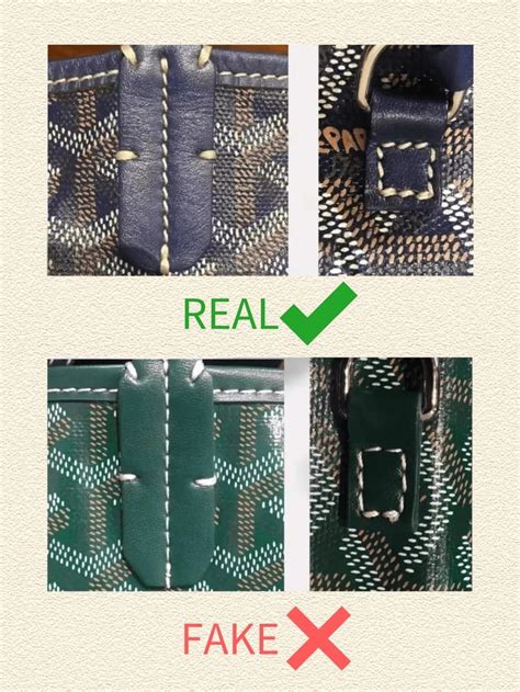 fake goyard slides|how to identify a goyard.